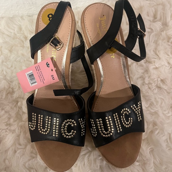 Juicy couture wedges size 8 - Picture 2 of 3